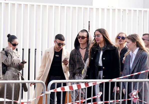 Milan, Women s Fashion Week, Milan Fashion Week Women, Influencers, Fans, Celebrities at the Diesel Fashion Show at Superstudio Maxi on Via Moncucco  Copyright: xDuilioxPiaggesix xipa-agency.netx xDuilioxPiaggesix IPA_Agency_IPA71968436