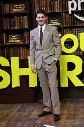 . 24 02 2026. London, United Kingdom. Hero Fiennes Tiffin at the Young Sherlock premiere in London.  xStephenxLockx xi-Imagesx IIM-26590-0003