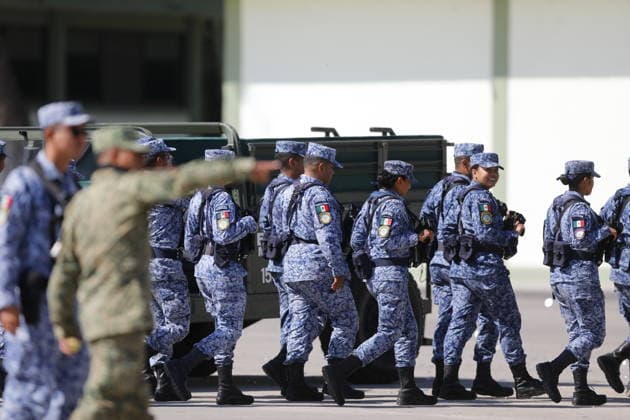 Commemoration ceremony for Mexican Flag Day in Zapopan ZAPOPAN, MEXICO - FEBRUARY 24: Elements of the Mexican Army participate during the commemoration ceremony for Mexican Flag Day, in the 15 Military Zone, in Zapopan, Jalisco, Mexico, on February 24, 2026. Stringer Anadolu Zapopan Mexico. Editorial use only. Please get in touch for any other usage.  Copyright: x2026xAnadoluxStringerx
