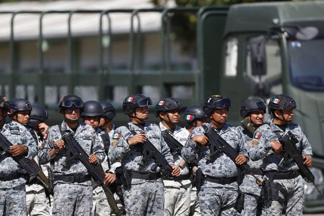Commemoration ceremony for Mexican Flag Day in Zapopan ZAPOPAN, MEXICO - FEBRUARY 24: Elements of the Mexican Army participate during the commemoration ceremony for Mexican Flag Day, in the 15 Military Zone, in Zapopan, Jalisco, Mexico, on February 24, 2026. Stringer Anadolu Zapopan Mexico. Editorial use only. Please get in touch for any other usage.  Copyright: x2026xAnadoluxStringerx