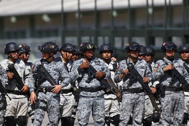Commemoration ceremony for Mexican Flag Day in Zapopan ZAPOPAN, MEXICO - FEBRUARY 24: Elements of the Mexican Army participate during the commemoration ceremony for Mexican Flag Day, in the 15 Military Zone, in Zapopan, Jalisco, Mexico, on February 24, 2026. Stringer Anadolu Zapopan Mexico. Editorial use only. Please get in touch for any other usage.  Copyright: x2026xAnadoluxStringerx