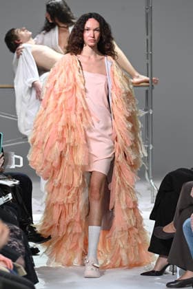 Milan, Milan Women s Fashion Week Fall Winter 2026 27 - Women s Fashion, Fall Winter 2026 27 - Casa Preti fashion show - catwalk in the photo: model  Copyright: xSimonaxChiocciax xipa-agency.netx xFotosickix IPA_Agency_IPA71976599