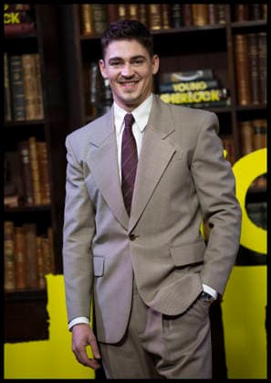 . 24 02 2026. London, United Kingdom. Actor Hero Fiennes Tiffin arriving at the Young Sherlock premiere in London.  xStephenxLockx xi-Imagesx IIM-26590-0031