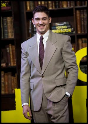 . 24 02 2026. London, United Kingdom. Actor Hero Fiennes Tiffin arriving at the Young Sherlock premiere in London.  xStephenxLockx xi-Imagesx IIM-26590-0032