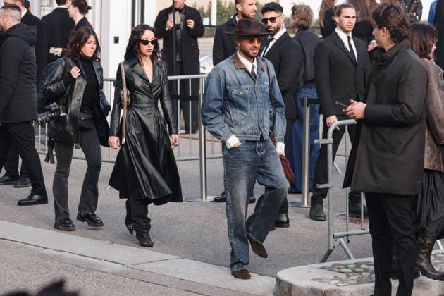 Milan, Milan Fashion Week Womenswear Fall Winter 2026 2027 - Women s Fashion, Fall Winter 2026 2027 - Diesel Fashion Show - Guest Arrivals. Pictured: Jonathan Kashanian (Israeli TV personality naturalized Italian), Aurora Ramazzotti (TV celebrity)  Copyright: xAlessandroxBremecx xipa-agency.netx xx IPA_Agency_IPA71983378