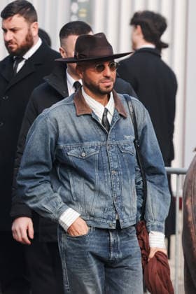 Milan, Milan Fashion Week Womenswear Fall Winter 2026 2027 - Women s Fashion, Fall Winter 2026 2027 - Diesel Fashion Show - Guest Arrivals. Pictured: Jonathan Kashanian (Israeli television personality naturalized Italian)  Copyright: xAlessandroxBremecx xipa-agency.netx xx IPA_Agency_IPA71983387
