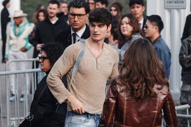 Milan, Milan Fashion Week Womenswear Fall Winter 2026 2027 - Women s Fashion, Fall Winter 2026 2027 - Diesel Fashion Show - Guest Arrivals. Pictured: Moritz Hau (influencer)  Copyright: xAlessandroxBremecx xipa-agency.netx xx IPA_Agency_IPA71983544