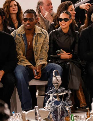 Diesel - Runway - Milan Fashion Week - Womenswear Fall Winter 2026 2027 MILAN, ITALY - FEBRUARY 24: Rafael Leão, Aurora Ramazzotti attend the runway at the Diesel fashion show during the Milan Fashion Week - Womenswear Fall Winter 2026 2027 on February 24, 2026 in Milan, Italy. Photo by Marco Piovanotto Abacapress.com  Copyright: xPiovanottoxMarco ABACAx