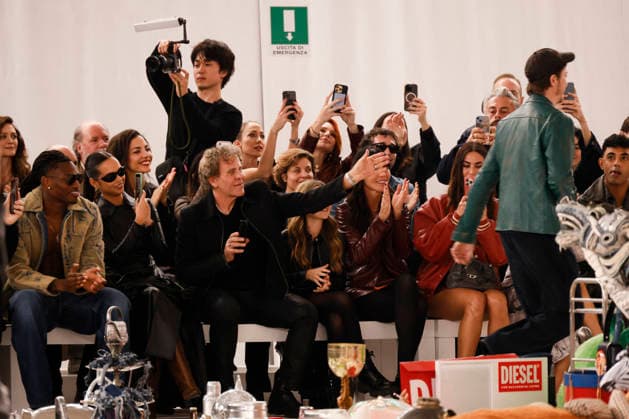 Diesel - Runway - Milan Fashion Week - Womenswear Fall Winter 2026 2027 MILAN, ITALY - FEBRUARY 24: Glenn Martens walks the runway at the Diesel fashion show during the Milan Fashion Week - Womenswear Fall Winter 2026 2027 on February 24, 2026 in Milan, Italy. Photo by Marco Piovanotto Abacapress.com  Copyright: xPiovanottoxMarco ABACAx