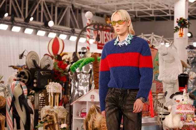 Diesel - Runway - Milan Fashion Week - Womenswear Fall Winter 2026 2027 MILAN, ITALY - FEBRUARY 24: A model walks the runway at the Diesel fashion show during the Milan Fashion Week - Womenswear Fall Winter 2026 2027 on February 24, 2026 in Milan, Italy. Photo by Marco Piovanotto Abacapress.com  Copyright: xPiovanottoxMarco ABACAx