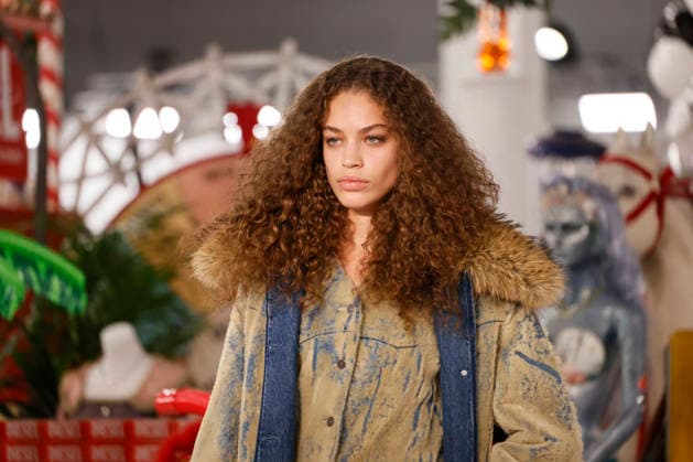 Diesel - Runway - Milan Fashion Week - Womenswear Fall Winter 2026 2027 MILAN, ITALY - FEBRUARY 24: A model walks the runway at the Diesel fashion show during the Milan Fashion Week - Womenswear Fall Winter 2026 2027 on February 24, 2026 in Milan, Italy. Photo by Marco Piovanotto Abacapress.com  Copyright: xPiovanottoxMarco ABACAx