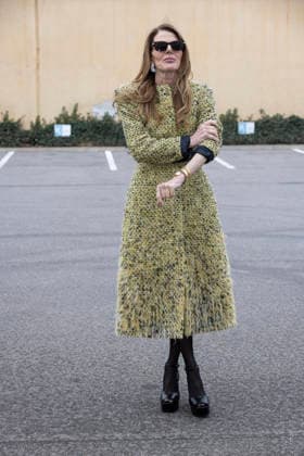 Diesel - Guest arrival - Milan Fashion Week - Womenswear Fall Winter 2026 2027 MILAN, ITALY - FEBRUARY 24: Anna Dello Russo is seen outside Diesel show during the Milan Fashion Week - Womenswear Fall Winter 2026 2027 on February 24, 2026 in Milan, Italy. Photo by Marco Piovanotto Abacapress.com  Copyright: xPiovanottoxMarco ABACAx