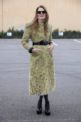 Diesel - Guest arrival - Milan Fashion Week - Womenswear Fall Winter 2026 2027 MILAN, ITALY - FEBRUARY 24: Anna Dello Russo is seen outside Diesel show during the Milan Fashion Week - Womenswear Fall Winter 2026 2027 on February 24, 2026 in Milan, Italy. Photo by Marco Piovanotto Abacapress.com  Copyright: xPiovanottoxMarco ABACAx