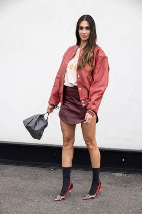 Diesel - Guest arrival - Milan Fashion Week - Womenswear Fall Winter 2026 2027 MILAN, ITALY - FEBRUARY 24: Melissa Satta is seen outside Diesel show during the Milan Fashion Week - Womenswear Fall Winter 2026 2027 on February 24, 2026 in Milan, Italy. Photo by Marco Piovanotto Abacapress.com  Copyright: xPiovanottoxMarco ABACAx