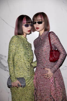 Diesel - Guest arrival - Milan Fashion Week - Womenswear Fall Winter 2026 2027 MILAN, ITALY - FEBRUARY 24: Amiaya are seen outside Diesel show during the Milan Fashion Week - Womenswear Fall Winter 2026 2027 on February 24, 2026 in Milan, Italy. Photo by Marco Piovanotto Abacapress.com  Copyright: xPiovanottoxMarco ABACAx