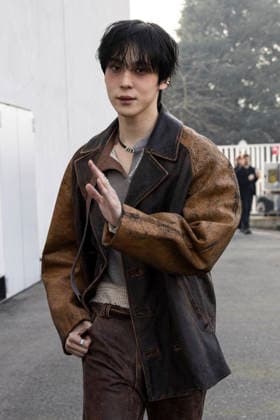 Diesel - Guest arrival - Milan Fashion Week - Womenswear Fall Winter 2026 2027 MILAN, ITALY - FEBRUARY 24: Jeong Yun-ho is seen outside Diesel show during the Milan Fashion Week - Womenswear Fall Winter 2026 2027 on February 24, 2026 in Milan, Italy. Photo by Marco Piovanotto Abacapress.com  Copyright: xPiovanottoxMarco ABACAx