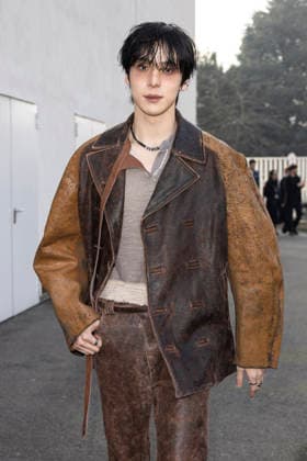 Diesel - Guest arrival - Milan Fashion Week - Womenswear Fall Winter 2026 2027 MILAN, ITALY - FEBRUARY 24: Jeong Yun-ho is seen outside Diesel show during the Milan Fashion Week - Womenswear Fall Winter 2026 2027 on February 24, 2026 in Milan, Italy. Photo by Marco Piovanotto Abacapress.com  Copyright: xPiovanottoxMarco ABACAx