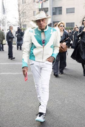 Diesel - Guest arrival - Milan Fashion Week - Womenswear Fall Winter 2026 2027 MILAN, ITALY - FEBRUARY 24: James Goldstein is seen outside Diesel show during the Milan Fashion Week - Womenswear Fall Winter 2026 2027 on February 24, 2026 in Milan, Italy. Photo by Marco Piovanotto Abacapress.com  Copyright: xPiovanottoxMarco ABACAx
