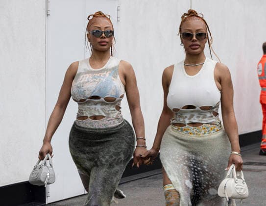 Diesel - Guest arrival - Milan Fashion Week - Womenswear Fall Winter 2026 2027 MILAN, ITALY - FEBRUARY 24: Shannon Clermont, Shannade Clermont are seen outside Diesel show during the Milan Fashion Week - Womenswear Fall Winter 2026 2027 on February 24, 2026 in Milan, Italy. Photo by Marco Piovanotto Abacapress.com  Copyright: xPiovanottoxMarco ABACAx
