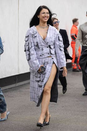 Diesel - Guest arrival - Milan Fashion Week - Womenswear Fall Winter 2026 2027 MILAN, ITALY - FEBRUARY 24: Anna Pepe is seen outside Diesel show during the Milan Fashion Week - Womenswear Fall Winter 2026 2027 on February 24, 2026 in Milan, Italy. Photo by Marco Piovanotto Abacapress.com  Copyright: xPiovanottoxMarco ABACAx