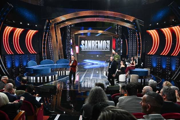 Sanremo, 76th Italian Song Festival - First episode after the Festival. In the photo: The studio  Copyright: xManuelexMangiarottix xipa-agency.netx xPoolxSanremox02x IPA_Agency_IPA71988380