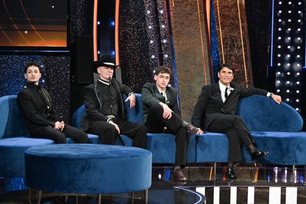 Sanremo, 76th Italian Song Festival - First Post-Festival Episode. Pictured: Nayt, J-Ax, Tredici Piero, San Da Vinci  Copyright: xManuelexMangiarottix xipa-agency.netx xPoolxSanremox02x IPA_Agency_IPA71989154
