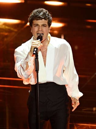 Sanremo, 76th Italian Song Festival. First Night. Pictured: Leo Gassmann.  Copyright: xMaurizioxD Avanzox xipa-agency.netx xPoolxSanremox02x IPA_Agency_IPA71989122