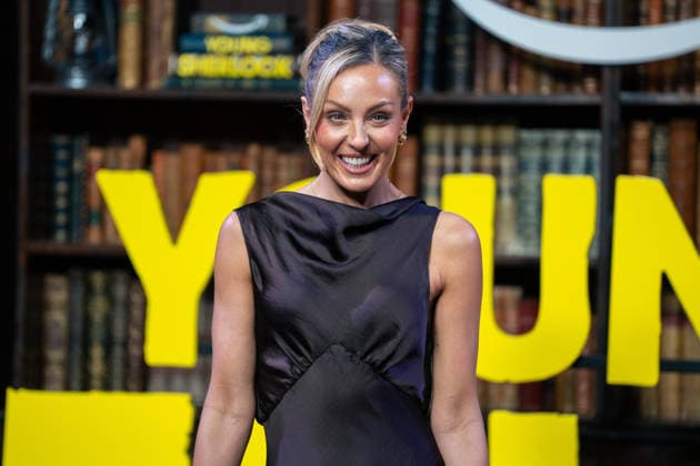 February 24, 2026, London, United Kingdom: Amy Dowden MBE attends the Young Sherlock World Premiere at Queen Elizabeth Hall. London United Kingdom - ZUMAs197 20260224_aaa_s197_122 Copyright: xLounisxTiarx