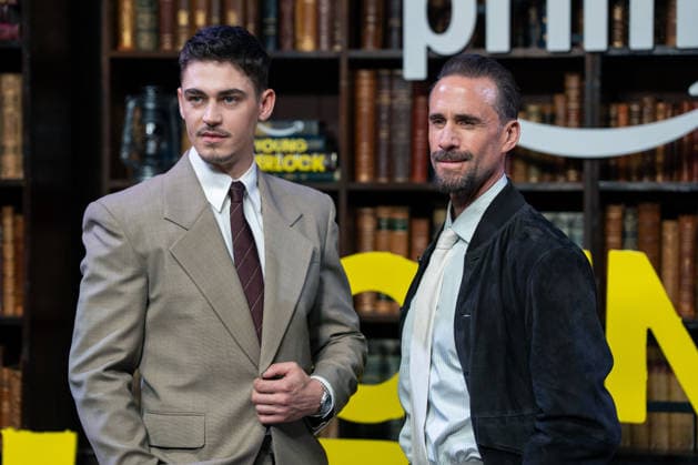 February 24, 2026, London, United Kingdom: Joseph Fiennes and Hero Fiennes Tiffin attend the Young Sherlock World Premiere at Queen Elizabeth Hall. London United Kingdom - ZUMAs197 20260224_aaa_s197_139 Copyright: xLounisxTiarx