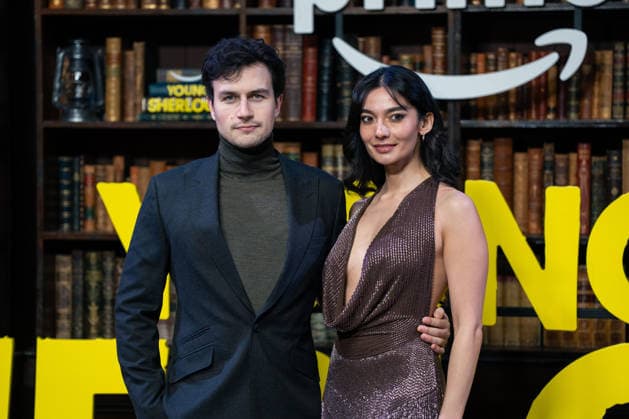 February 24, 2026, London, United Kingdom: Jessica Zhou and guest attend the Young Sherlock World Premiere at Queen Elizabeth Hall. London United Kingdom - ZUMAs197 20260224_aaa_s197_153 Copyright: xLounisxTiarx