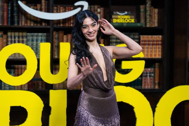 February 24, 2026, London, United Kingdom: Jessica Zhou attends the Young Sherlock World Premiere at Queen Elizabeth Hall. London United Kingdom - ZUMAs197 20260224_aaa_s197_179 Copyright: xLounisxTiarx