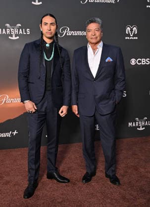 ˜Marshals™ Los Angeles Premiere Tatanka Means and Gil Birmingham arriving to the Los Angeles premiere of CBS™s Marshals held at the Autry Museum of the American West on February 24, 2026 in Los Angeles, Ca. Los Angeles Autry Museum of the American West California USA Copyright: xLisaxOConnor xAFF-USA.COMx
