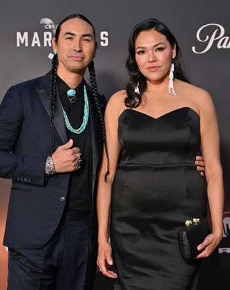 ˜Marshals™ Los Angeles Premiere Tatanka Means and Christine Means arriving to the Los Angeles premiere of CBS™s Marshals held at the Autry Museum of the American West on February 24, 2026 in Los Angeles, Ca. Los Angeles Autry Museum of the American West California USA Copyright: xLisaxOConnor xAFF-USA.COMx
