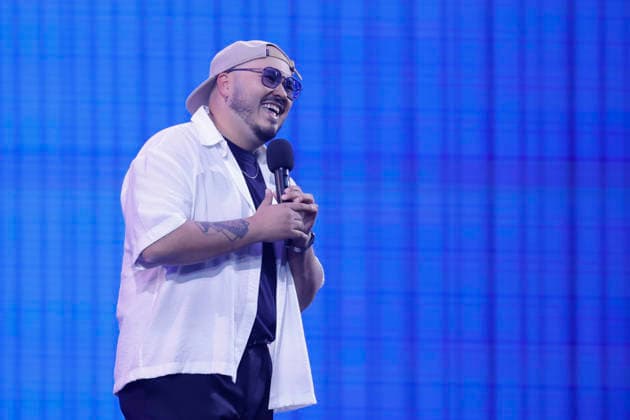 Vina del Mar, February 24, 2026 Comedian Esteban Duch performs at the Vina del Mar 2026 Festival during the third night of the event Sebastian Cisternas Aton Chile, Vina del Mar Chile Aton 1128196  Copyright: SEBASTIANxCISTERNAS xATONxCHILE