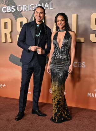 ˜Marshals™ Los Angeles Premiere Tatanka Means and Ash Santos arriving to the Los Angeles premiere of CBS™s Marshals held at the Autry Museum of the American West on February 24, 2026 in Los Angeles, Ca. Los Angeles Autry Museum of the American Wes California USA Copyright: xLISAxOConnor xAFF-USA.COMx