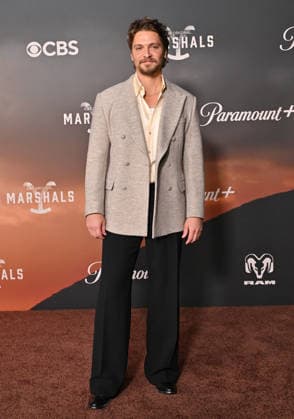 ˜Marshals™ Los Angeles Premiere Luke Grimes arriving to the Los Angeles premiere of CBS™s Marshals held at the Autry Museum of the American West on February 24, 2026 in Los Angeles, Ca. Los Angeles Autry Museum of the American Wes California USA Copyright: xLISAxOConnor xAFF-USA.COMx