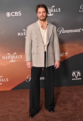 ˜Marshals™ Los Angeles Premiere Luke Grimes arriving to the Los Angeles premiere of CBS™s Marshals held at the Autry Museum of the American West on February 24, 2026 in Los Angeles, Ca. Los Angeles Autry Museum of the American Wes California USA Copyright: xLISAxOConnor xAFF-USA.COMx