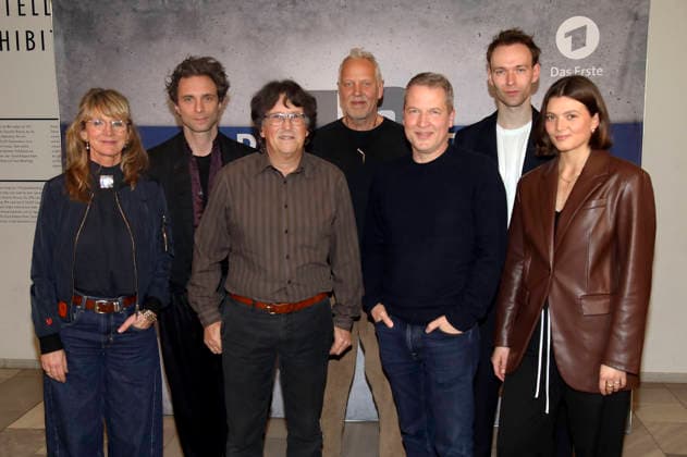 Esther Esche, Andre Kaczmarczyk, Wolfgang Aichholzer, Frank Leo Schröder, Felix Karolus, Jakob Fliess and Lisa Marie Eigenbrod at the premiere of the television film Polizeiruf 110 Goldraub at the Filmmuseum Potsdam Potsdam, 24 02 2026 Foto:xAgenturxWehnertx xGränzdörferx xFuturexImagex polizeiruf_6207
