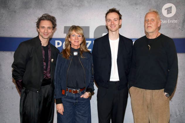 Andre Kaczmarczyk, Esther Esche, Jakob Fliess and Frank Leo Schröder at the premiere of the television film Polizeiruf 110 Goldraub at the Filmmuseum Potsdam Potsdam, 24 02 2026 Foto:xAgenturxWehnertx xGränzdörferx xFuturexImagex polizeiruf_6209