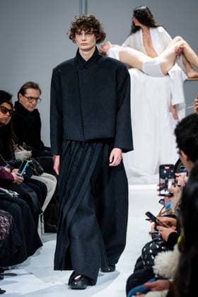 Casa Preti fashion show during the Milan Fashion Week - Womenswear Fall Winter 2026 2027 in Milan, Italy, on 24 February 2026. A model walks the runway at Casa Preti fashion show during the Milan Fashion Week - Womenswear Fall Winter 2026 2027 in Milan, Italy, on 24 February 2026., Credit:Stefano Costantino TTL Avalon Italy, Milan  Copyright: xStefanoxCostantinoxTTLx xAvalonx 1078011751