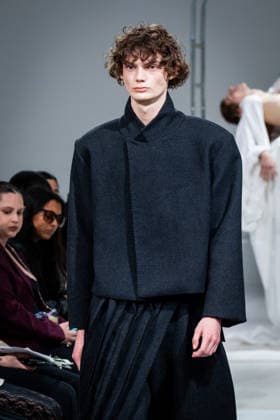 Casa Preti fashion show during the Milan Fashion Week - Womenswear Fall Winter 2026 2027 in Milan, Italy, on 24 February 2026. A model walks the runway at Casa Preti fashion show during the Milan Fashion Week - Womenswear Fall Winter 2026 2027 in Milan, Italy, on 24 February 2026., Credit:Stefano Costantino TTL Avalon Italy, Milan  Copyright: xStefanoxCostantinoxTTLx xAvalonx 1078011754