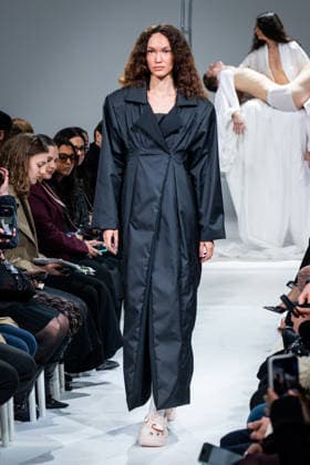 Casa Preti fashion show during the Milan Fashion Week - Womenswear Fall Winter 2026 2027 in Milan, Italy, on 24 February 2026. A model walks the runway at Casa Preti fashion show during the Milan Fashion Week - Womenswear Fall Winter 2026 2027 in Milan, Italy, on 24 February 2026., Credit:Stefano Costantino TTL Avalon Italy, Milan  Copyright: xStefanoxCostantinoxTTLx xAvalonx 1078011758