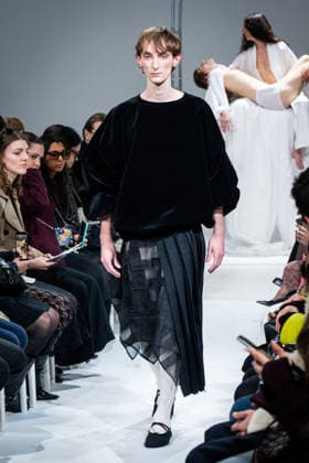 Casa Preti fashion show during the Milan Fashion Week - Womenswear Fall Winter 2026 2027 in Milan, Italy, on 24 February 2026. A model walks the runway at Casa Preti fashion show during the Milan Fashion Week - Womenswear Fall Winter 2026 2027 in Milan, Italy, on 24 February 2026., Credit:Stefano Costantino TTL Avalon Italy, Milan  Copyright: xStefanoxCostantinoxTTLx xAvalonx 1078011769