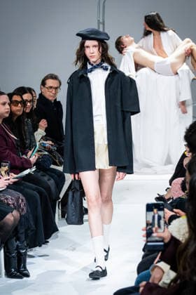 Casa Preti fashion show during the Milan Fashion Week - Womenswear Fall Winter 2026 2027 in Milan, Italy, on 24 February 2026. A model walks the runway at Casa Preti fashion show during the Milan Fashion Week - Womenswear Fall Winter 2026 2027 in Milan, Italy, on 24 February 2026., Credit:Stefano Costantino TTL Avalon Italy, Milan  Copyright: xStefanoxCostantinoxTTLx xAvalonx 1078011816