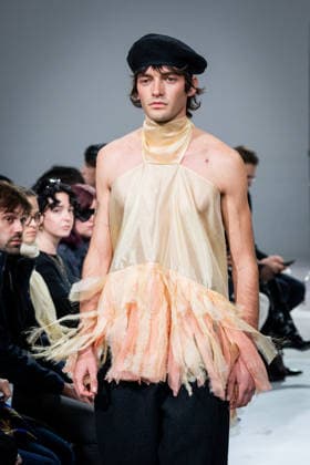 Casa Preti fashion show during the Milan Fashion Week - Womenswear Fall Winter 2026 2027 in Milan, Italy, on 24 February 2026. A model walks the runway at Casa Preti fashion show during the Milan Fashion Week - Womenswear Fall Winter 2026 2027 in Milan, Italy, on 24 February 2026., Credit:Stefano Costantino TTL Avalon Italy, Milan  Copyright: xStefanoxCostantinoxTTLx xAvalonx 1078011867
