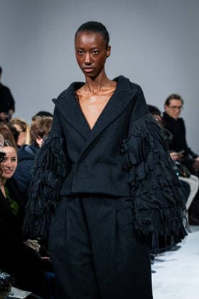 Casa Preti fashion show during the Milan Fashion Week - Womenswear Fall Winter 2026 2027 in Milan, Italy, on 24 February 2026. A model walks the runway at Casa Preti fashion show during the Milan Fashion Week - Womenswear Fall Winter 2026 2027 in Milan, Italy, on 24 February 2026., Credit:Stefano Costantino TTL Avalon Italy, Milan  Copyright: xStefanoxCostantinoxTTLx xAvalonx 1078011883