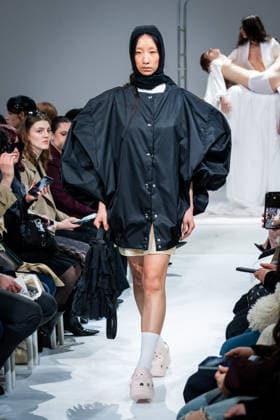 Casa Preti fashion show during the Milan Fashion Week - Womenswear Fall Winter 2026 2027 in Milan, Italy, on 24 February 2026. A model walks the runway at Casa Preti fashion show during the Milan Fashion Week - Womenswear Fall Winter 2026 2027 in Milan, Italy, on 24 February 2026., Credit:Stefano Costantino TTL Avalon Italy, Milan  Copyright: xStefanoxCostantinoxTTLx xAvalonx 1078011930