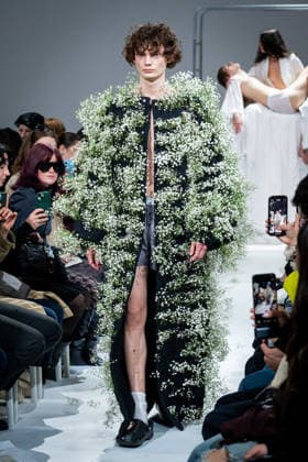 Casa Preti fashion show during the Milan Fashion Week - Womenswear Fall Winter 2026 2027 in Milan, Italy, on 24 February 2026. A model walks the runway at Casa Preti fashion show during the Milan Fashion Week - Womenswear Fall Winter 2026 2027 in Milan, Italy, on 24 February 2026., Credit:Stefano Costantino TTL Avalon Italy, Milan  Copyright: xStefanoxCostantinoxTTLx xAvalonx 1078012135