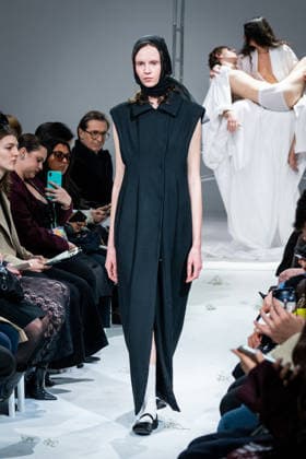 Casa Preti fashion show during the Milan Fashion Week - Womenswear Fall Winter 2026 2027 in Milan, Italy, on 24 February 2026. A model walks the runway at Casa Preti fashion show during the Milan Fashion Week - Womenswear Fall Winter 2026 2027 in Milan, Italy, on 24 February 2026., Credit:Stefano Costantino TTL Avalon Italy, Milan  Copyright: xStefanoxCostantinoxTTLx xAvalonx 1078012267