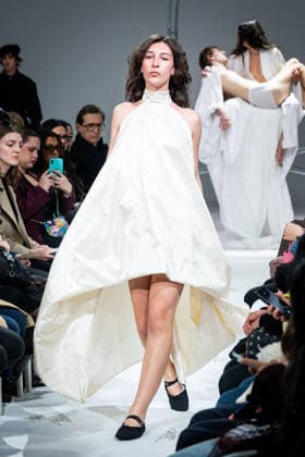 Casa Preti fashion show during the Milan Fashion Week - Womenswear Fall Winter 2026 2027 in Milan, Italy, on 24 February 2026. A model walks the runway at Casa Preti fashion show during the Milan Fashion Week - Womenswear Fall Winter 2026 2027 in Milan, Italy, on 24 February 2026., Credit:Stefano Costantino TTL Avalon Italy, Milan  Copyright: xStefanoxCostantinoxTTLx xAvalonx 1078012313